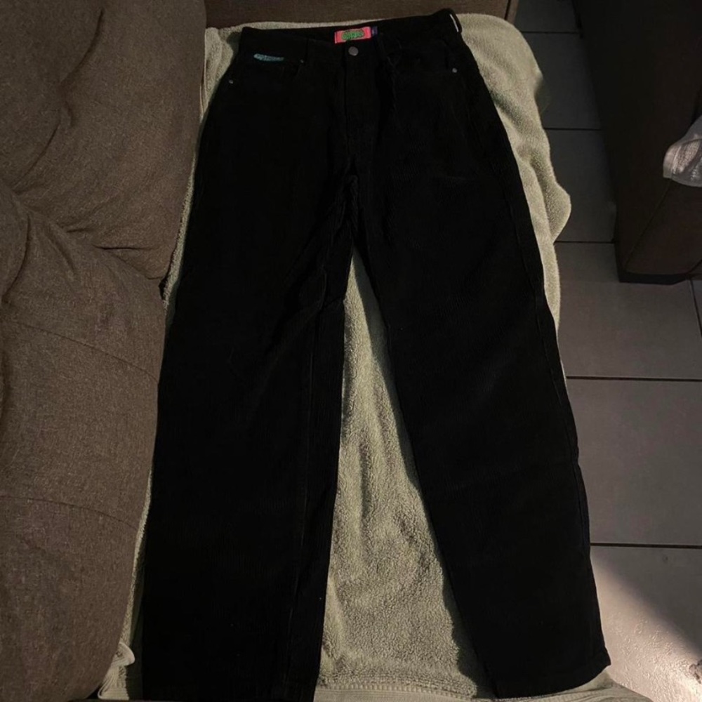 EMPRYE womens black corduroy jeans